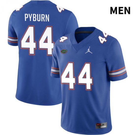 Men's Florida Gators #44 Jack Pyburn NCAA Jordan Brand Royal NIL 2022 Authentic Stitched College Football Jersey OBE0862TY